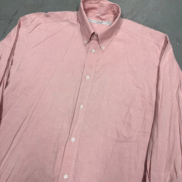 Otto Kern The Bostoners Oxford Shirt Button Down Long Sleeve Pink 42 Large - Picture 2 of 7